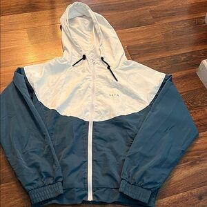 ACTA Blue and White Windbreaker Jacket